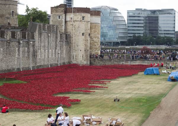 Poppies at the Tower of London by Duncan Rigall.