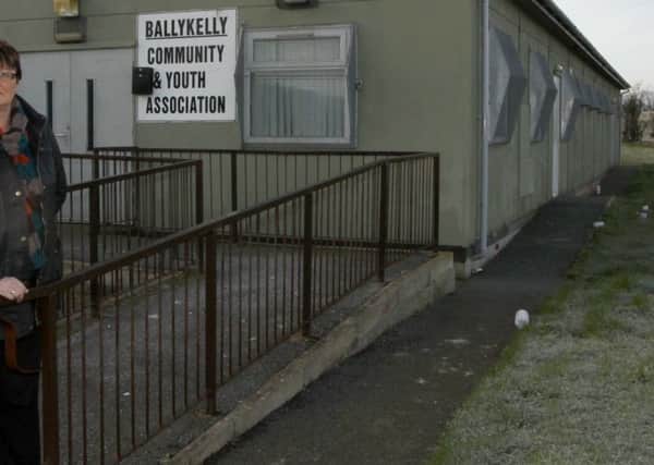 Tina McCloskey at the Ballykelly Community Association building in Kings Lane. INLV0813-465KDR