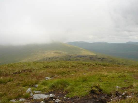 The Sperrin Mountains.