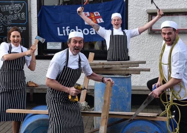 Genevieve Dawes, Willie Gregg, Colin Kidd and Niall Clarke. © Stephen Lockhart