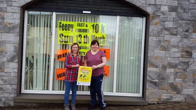 Joanne Connolly and Ann O'Brien from Feeny Community Association.