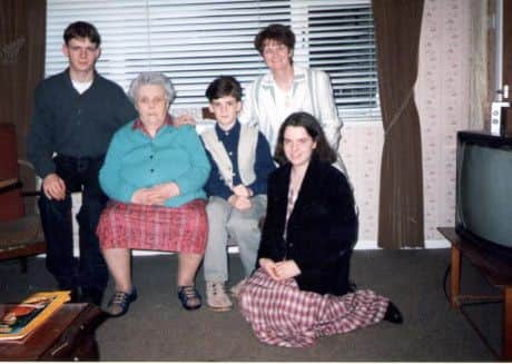 L - R: Ronan (son), Ellen (Mother), Diarmuid (son), Anne (wife), Helena (daughter)