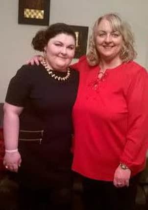 Lauren Monaghan with her mother Yvonne