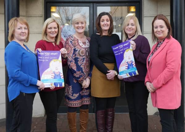 The Northern area adoption team who are asking people to think about the possibility of adopting.