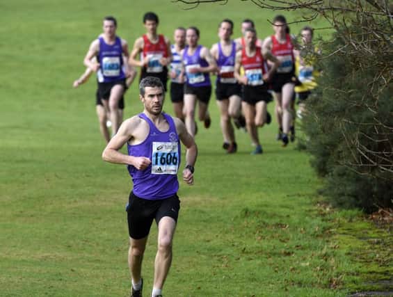 Foyle Valley AC's Chris McGuinness finished as runner-up at the Larne Half Marathon.