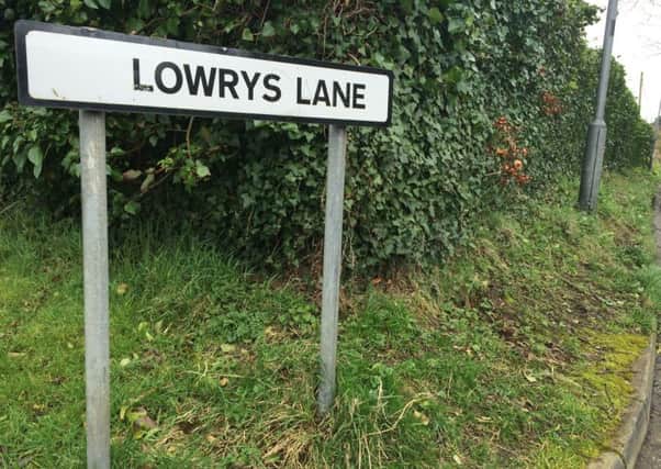 Lowry's Lane, near the Springtown Road.