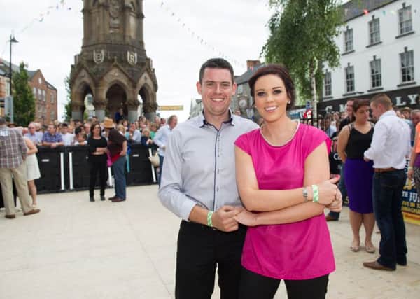 Greysteel man Kevin OKane and his dance partner Pamela Tierney, who feature in episode 3 of Keepin er Country on BBC One Northern Ireland, Monday 18 April