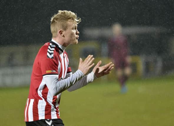 CONFIDENT . . Conor McCormack believes Derry City can cause an upset at Oriel Park.