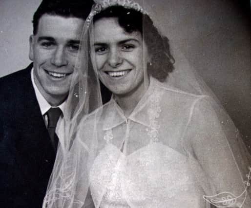 Nellie and Davy Barr on their wedding day