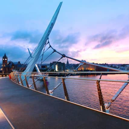 Derry's Peace Bridge.