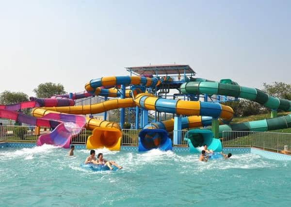 The photo used to promote Summer Safari WaterPark 2016 is actually from Wild Island Adventure Park in Nevada, USA
