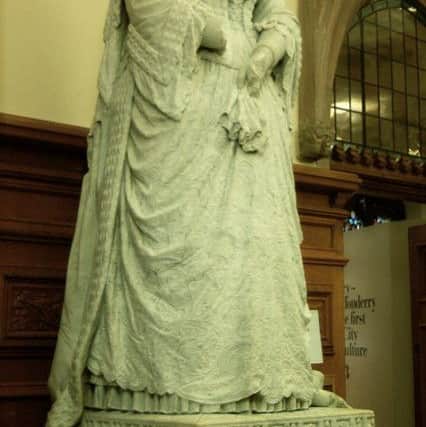 Queen Victoria statue inside the Guildhall.