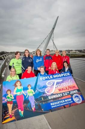 Representatives from Derry's running club back this year's Foyle Hospice Female Walk/Run