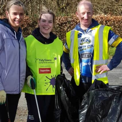 Members of Aghilly Residents Association who took part in the Big Inishowen Clean up on Saturday