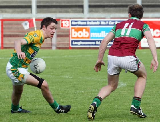 Glenullin's Neil McNicholl was excellent as the Division Two favourites started their campiagn with victory over Slaughtmanus.