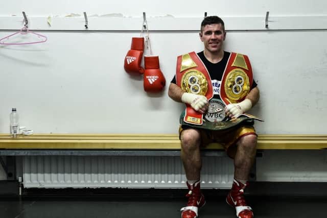 Eamonn O'Kane hangs up his gloves.