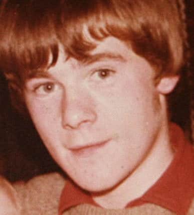 15-year-old Paul Whitters, who died after being hit by a plastic bullet fired by the RUC in April, 1981.