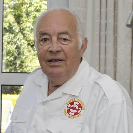 Foyle Search and Rescue volunteer Bill McElhinney pictured at his home in Prehen Park Derry on Wednesday afternoon. DER1716GS015