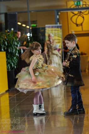 Wicked Weddings: Alternative outfits for a flower girl and page boy at a wedding. (Picture by David McAuley Photography)