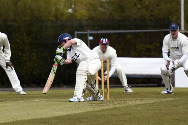 Glendermott batsman Bob Robinson pictured in action against Newbuildings on Saturday. INLS1816-117KM