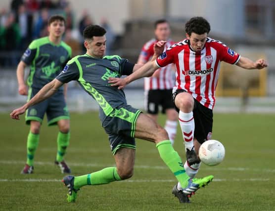 Barry McNamee was a goalscorer in Monday night's EA Sports Cup  quarter-final victory over Cork at Turner's Cross.