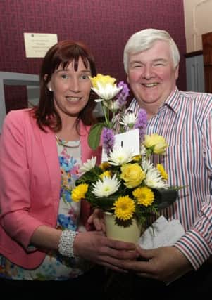 Donna Hegarty and Nicholas Crossan pictured at last year's Charity Night. DER1915MC104