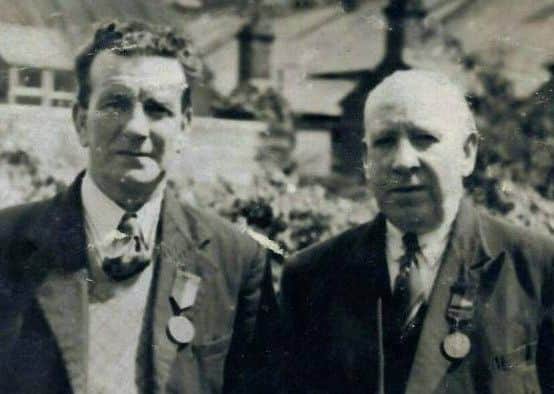 Two highly active members of the IRA in Derry in this era: On the left, Jim Taylor and on the right Dominic Doherty.