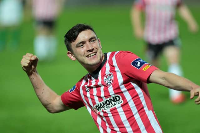 Derry City's Dean Jarvis scored the winner in extra-time against Cork on Monday night.