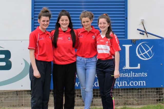Sister act... Wolfhounds GAC players, sisters Niamh, Leonie, Toireasa and Meghan Mc Ilroy Photo: Tracy Hartin.