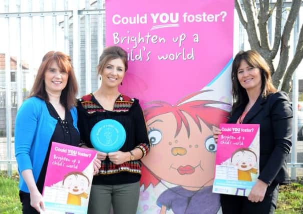 Launching Fostering Fortnight are staff from the Western Trust's Fostering Recruitment and Assessment Team (Derry and Limavady area) from left to right: Dympna Brogan, Social Work Manager; Alana Kelly, Social Worker and Angela Olphert, Social Worker.