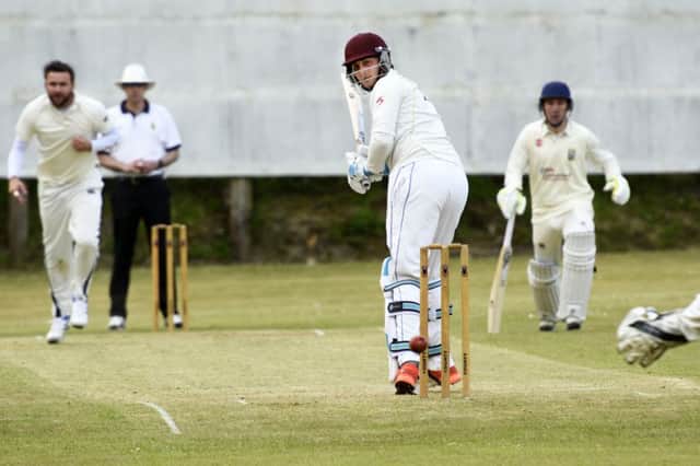 Donemana batsman Gary McClintock pictured in their NW Senior Cup win over Ardmore at The Holm on Saturday. INLS2016-102KM