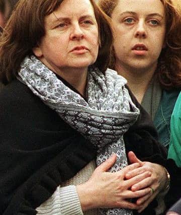 Bernadette pictured some years ago with her daughter Roisin.