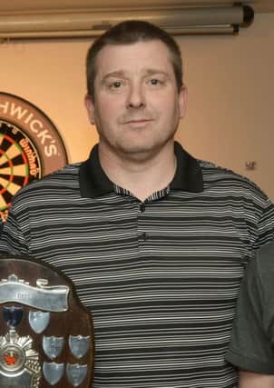 Sean Wilson who claimed the Estate Services Friday Night Darts League Individual title last week.