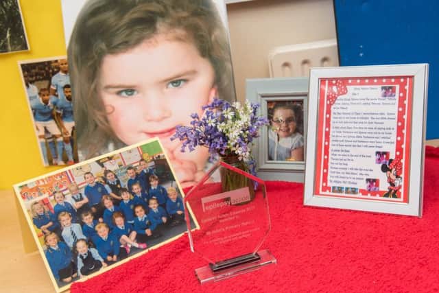 Pupils and staff at St Johns Primary School want to ensure Ryannas memory lives on.