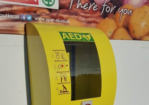 The defibrillator was found on Main Street and handed into police.