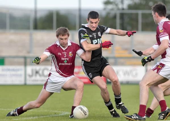 Both Dungiven and Banagher will be hoping to continue their recent improved form this weekend. (Picture Margaret McLaughlin)