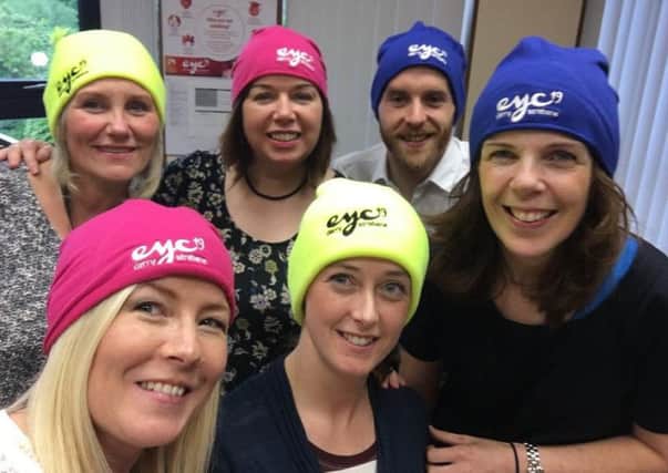 Members of the Councils Legacy team pictured donning their beanie hats in support of the EYC bid and encouraging young people to take part in the Wear It Snap It Tag It competition. #RYC2019
