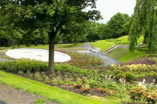 The new oval pond is modelled on the original design from the early 1900s.