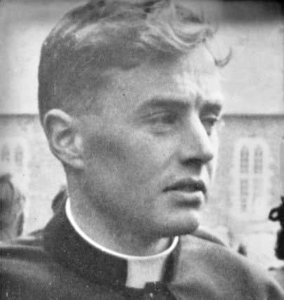 Fr George McLaughlin pictured at Maynooth College, County Kildare on his ordination day, 17 June 1956. DER2416GS027