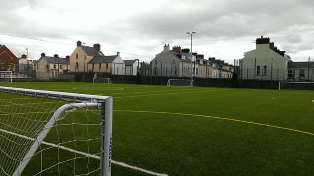 The new 3G pitches at Brooke Park.