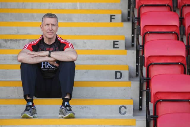 Derry manager Damian Barton.
 (Photo Lorcan Doherty / Presseye.com)