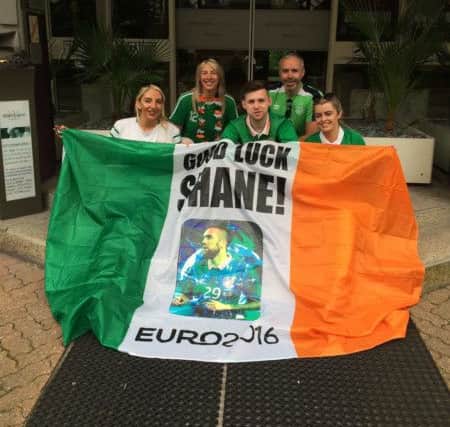 Have you seen this flag? Shane Duffy's mum Siobhan and family members are looking for their flag back!