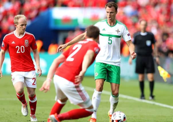 Northern Ireland's Jonny Evans