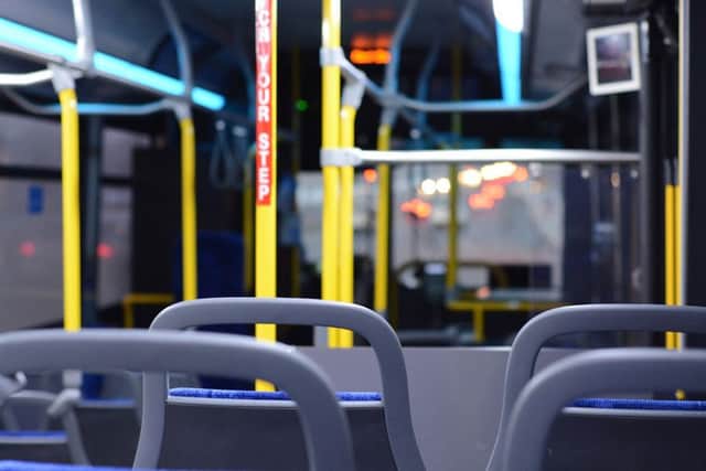 School buses.