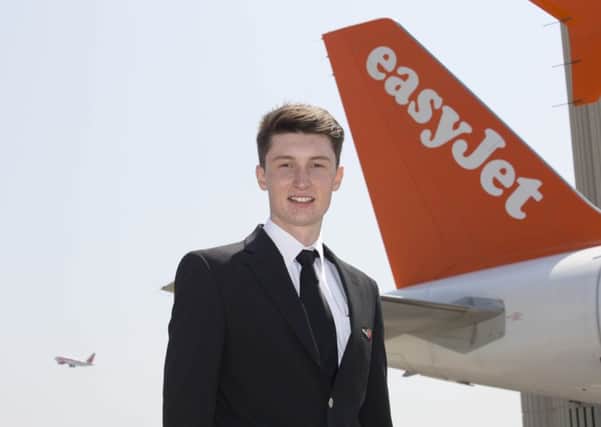 Nineteen year-old easyJet pilot, Luke Elsworth.