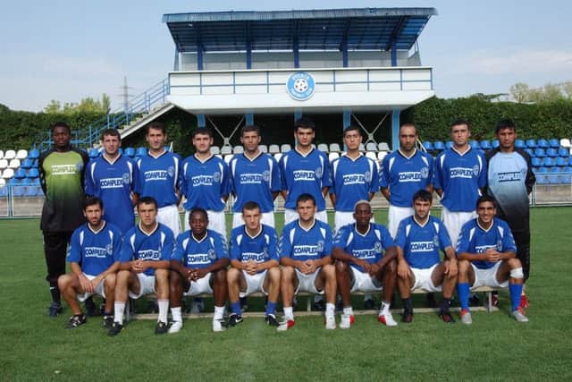 The FC Pyunik team which defeated Derry City in the UEFA Champions League second round qualifier in 2007. Included is new Man United signing Henrikh Mkhitaryan.