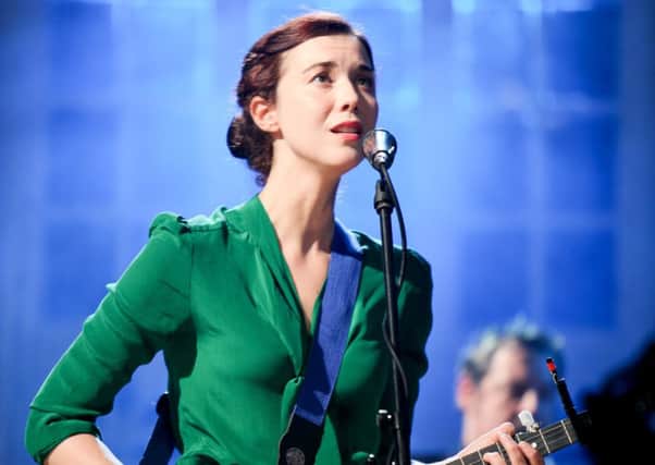 Lisa Hannigan performing on stage in St James' Church, Dingle, Co Kerry, during Other Voices. (Pic: James Goulden)
