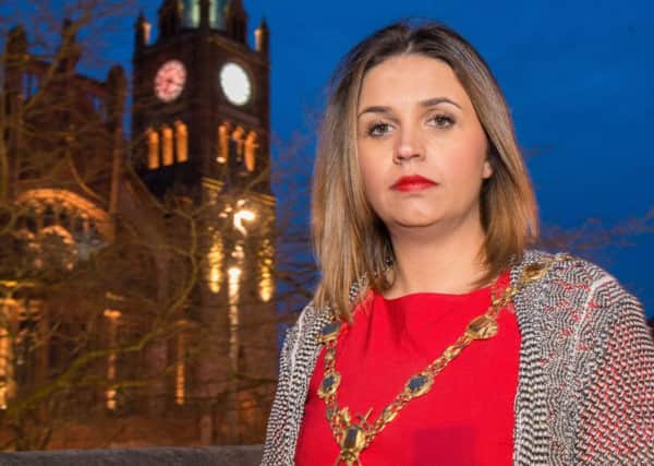 Sinn Fein Councillor and former Mayor Elisha McCallion was speaking at the Guildhall on Tuesday.