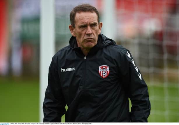 Derry City Kenny Shiels. ( Photo by Oliver McVeigh/Sportsfile)