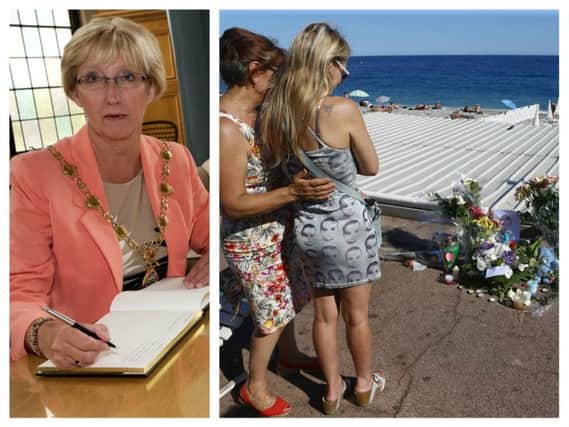 The Mayor of Derry and Strabane, Alderman Hilary McClintock, has opened a book of condolence for the victims of the terror attack in Nice.